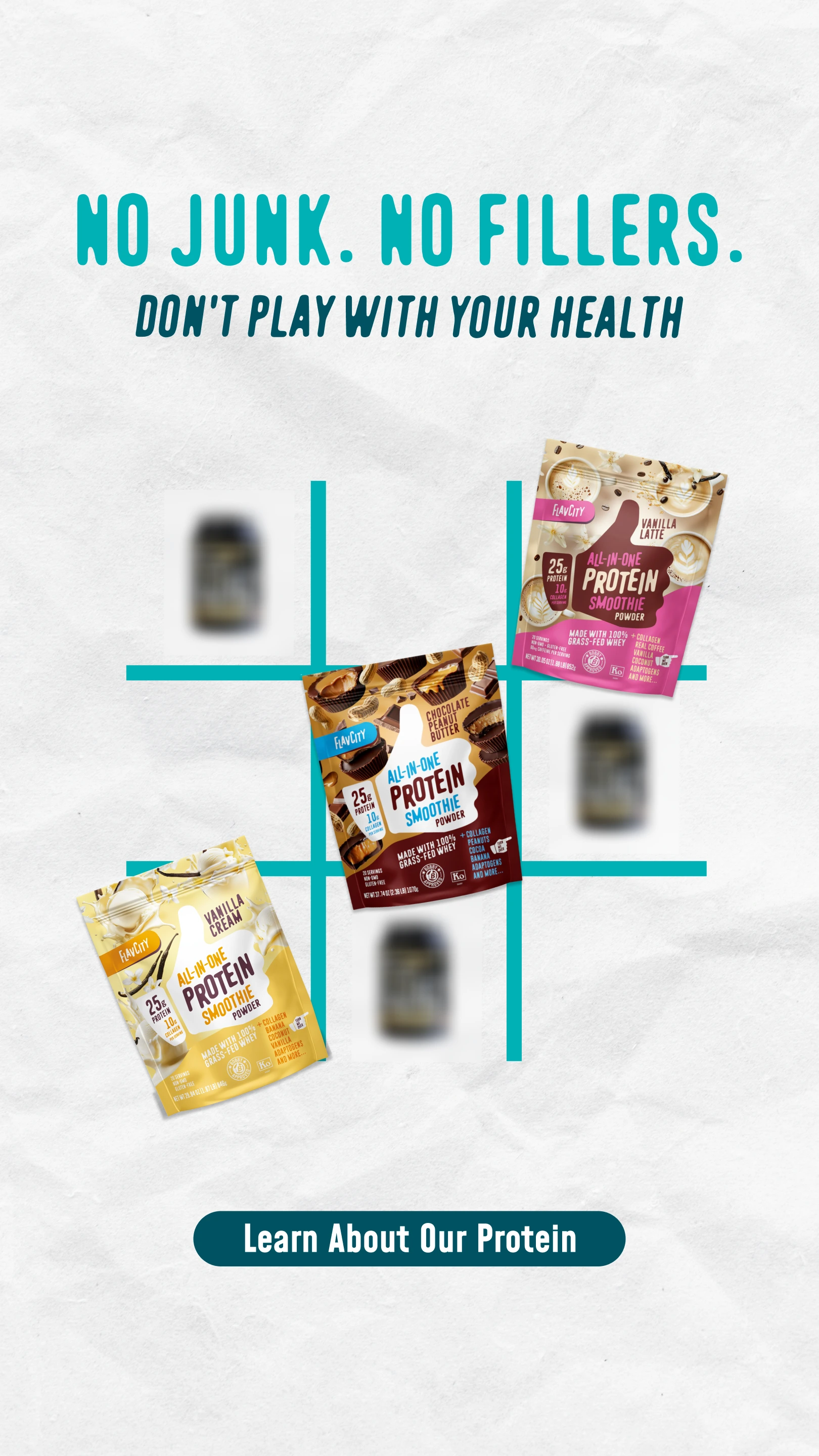 FlavCity tic-tac-toe protein